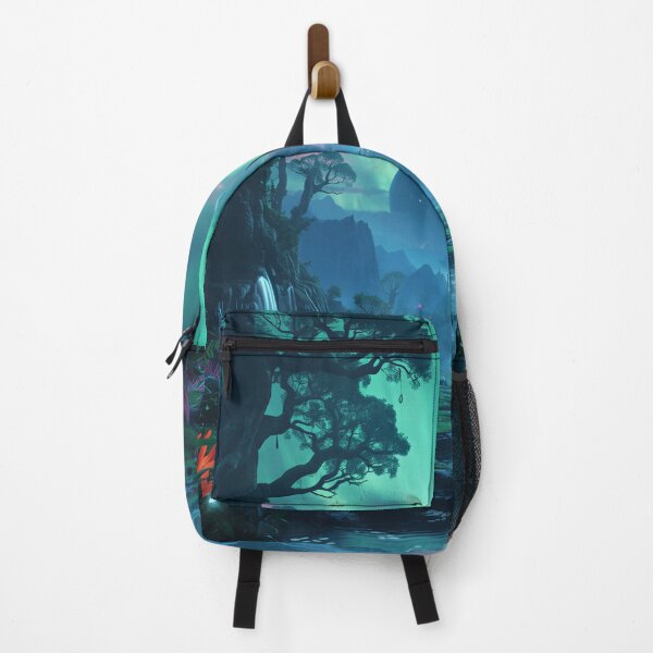 Item preview, Eternal Aurora Tree Cathedral Alien Landscape designed and sold by Luminous Wilds.