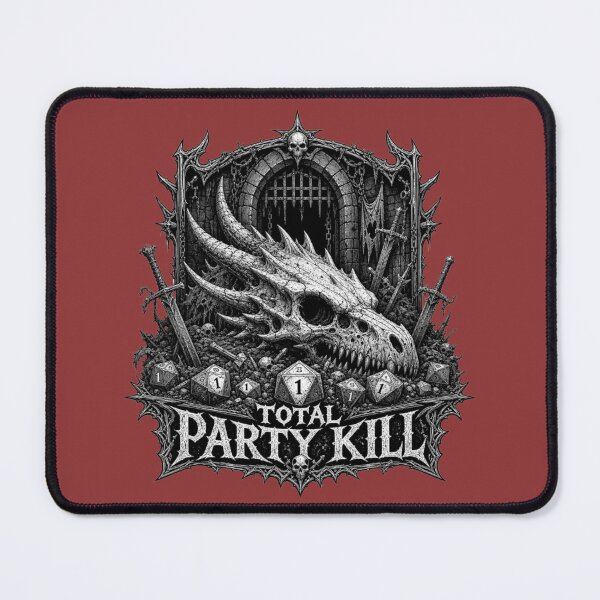 Item preview, TPK Total Party Kill - Dark Fantasy TTRPG Gamer Merch designed and sold by Dice_Goblin_Studio.