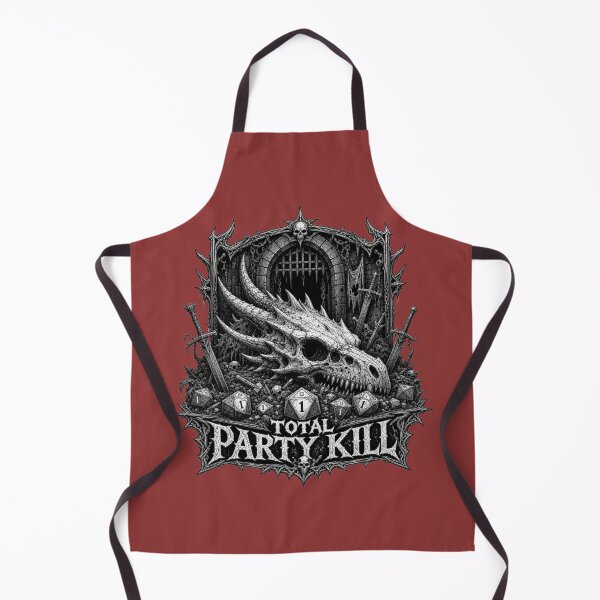 Item preview, TPK Total Party Kill - Dark Fantasy TTRPG Gamer Merch designed and sold by Dice_Goblin_Studio.