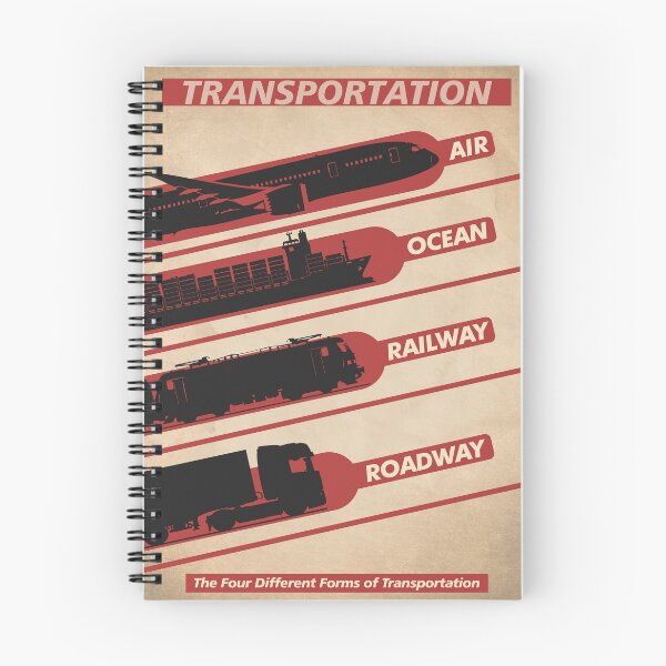 Item preview, Retro Modes of Transportation - Air, Ocean, Railway, Roadway designed and sold by KozbiDesign.