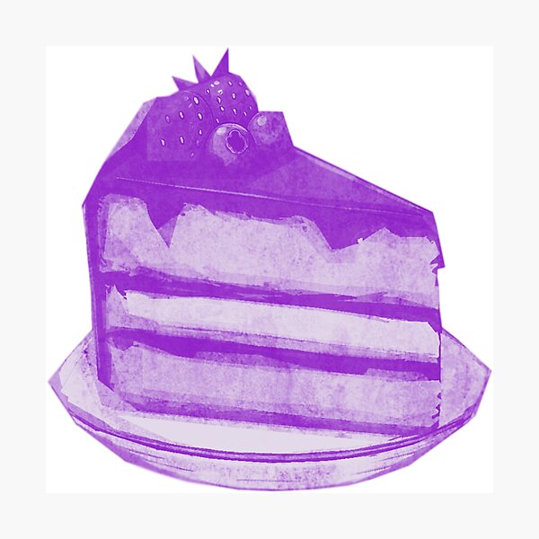 Item preview, Cartoon Cake Slice designed and sold by kinpirks.