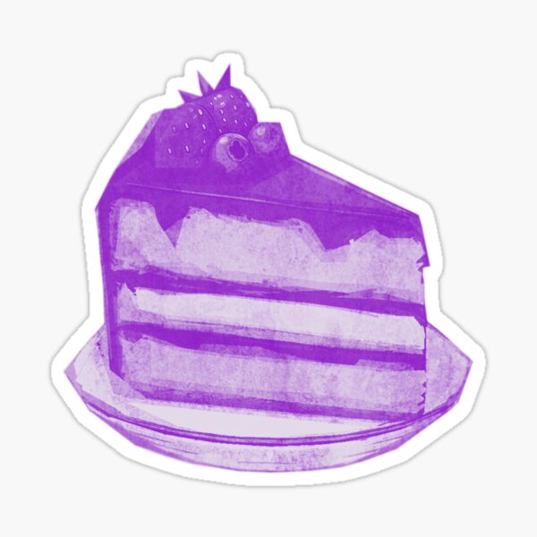 Item preview, Cartoon Cake Slice designed and sold by kinpirks.