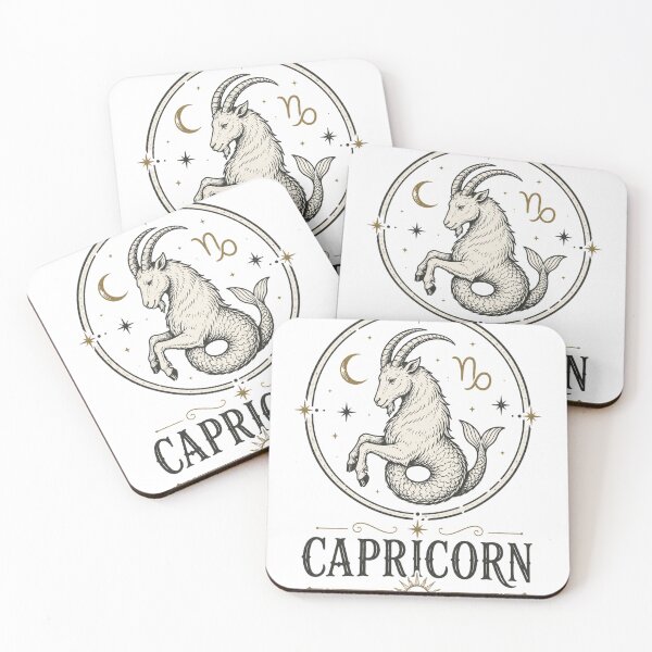 Item preview, Vintage Capricorn Zodiac Celestial Sea Goat designed and sold by TSshirtShoppe.