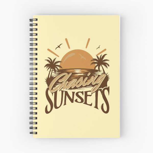 Item preview, Chasing Sunsets Earthy Brown Vintage Boho Camping Design designed and sold by illeN-Art-World.