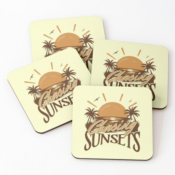 Item preview, Chasing Sunsets Earthy Brown Vintage Boho Camping Design designed and sold by illeN-Art-World.