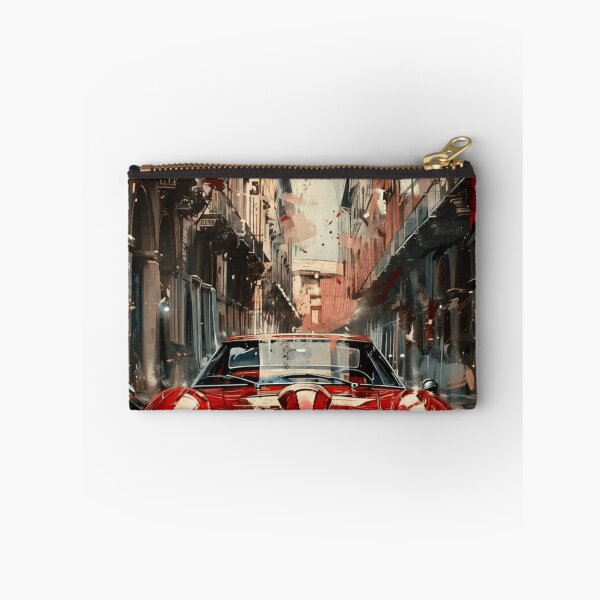Item preview, Vintage Red Classic Sports Car Wall Art | Retro Automotive Illustration designed and sold by Iceberg Comic Book Lounge.