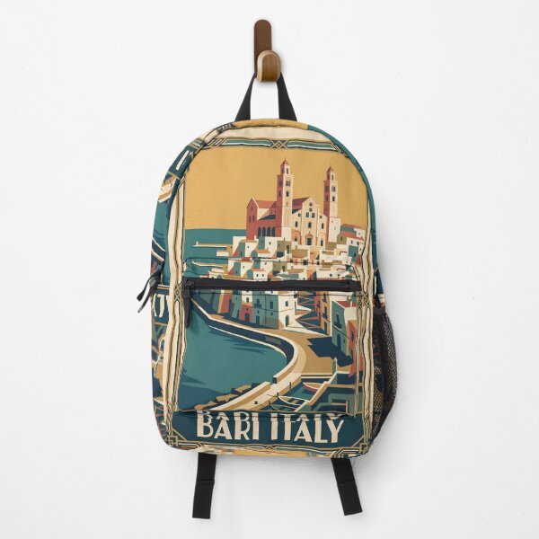 Item preview, Bari Italy Vintage Travel Poster designed and sold by Bomax121.