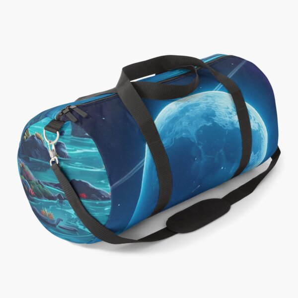 Item preview, Sapphire Moon Ocean Alien Fantasy Landscape designed and sold by Luminous Wilds.