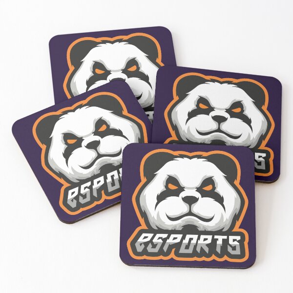 Item preview, Panda Esports Gaming Mascot Logo – Cute Fierce Gamer Design designed and sold by MerlinWear.
