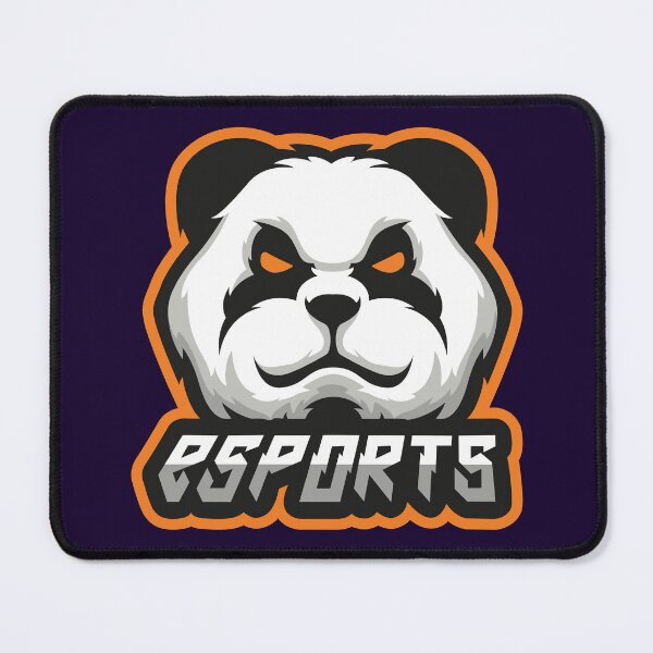 Item preview, Panda Esports Gaming Mascot Logo – Cute Fierce Gamer Design designed and sold by MerlinWear.