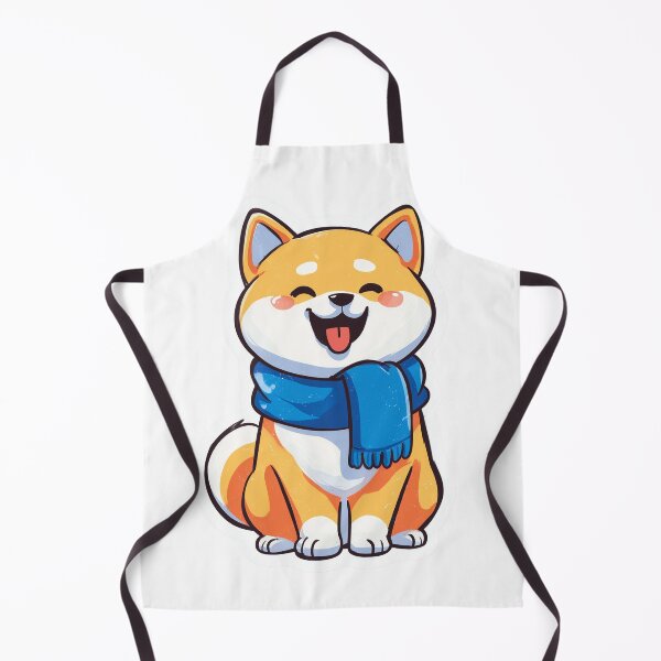 Item preview, Shiba Inu Scarf Cute Kawaii Doge designed and sold by StickerMan17.