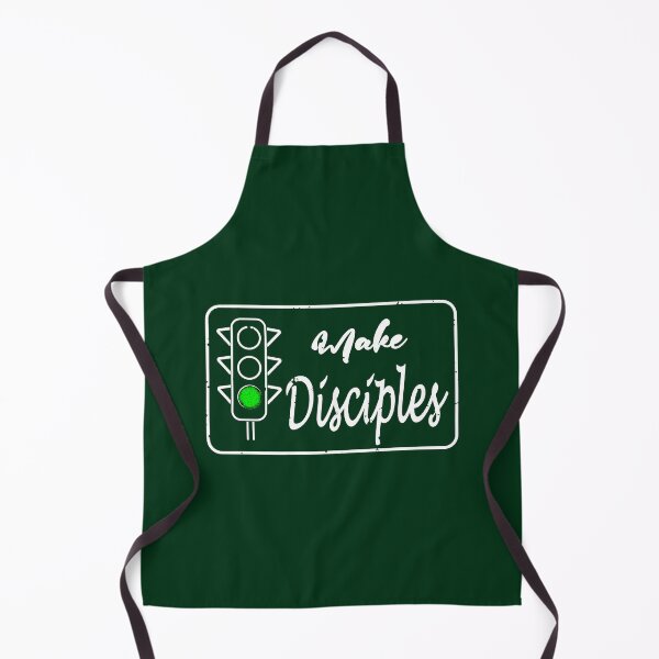 Item preview, Go And Make Disciples - Matthew 28:19 inspired Traffic light design | Great Commission Christian Minimal Typography | White designed and sold by ZechJohnRB.