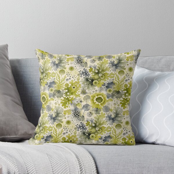 Item preview, Seamless Watercolor Lichen Botanical Pattern designed and sold by fricostyle.