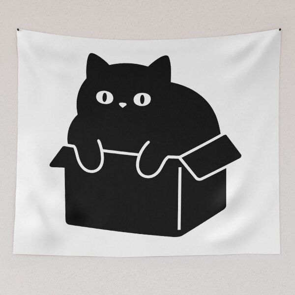 Item preview, The Box Cat designed and sold by SpaceformStudio.