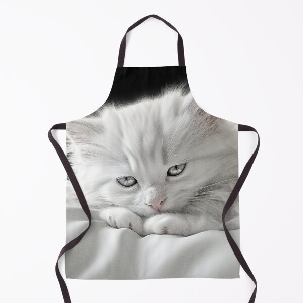 Item preview, White Kitten Sleeping on Silk designed and sold by djovan.