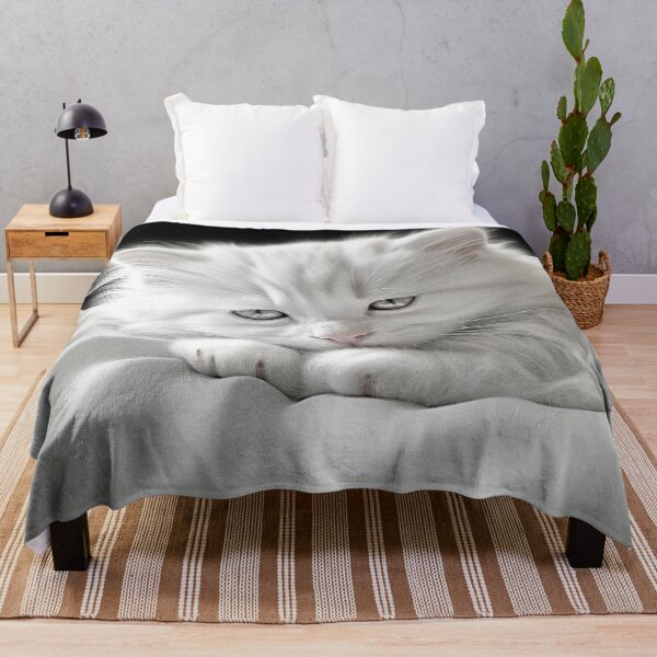 Item preview, White Kitten Sleeping on Silk designed and sold by djovan.