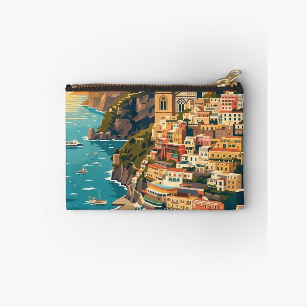 Item preview, Amalfi Italy Vintage Travel Poster designed and sold by Bomax121.