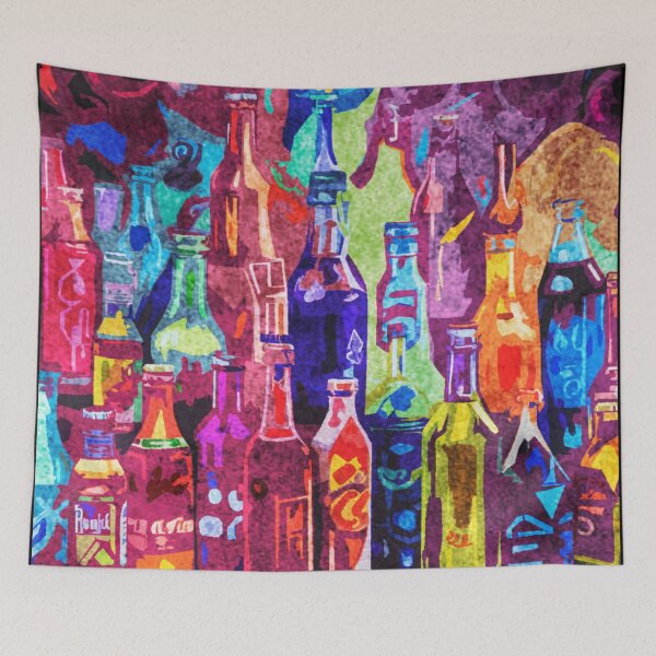 Item preview, Abstract bottles designed and sold by kinpirks.