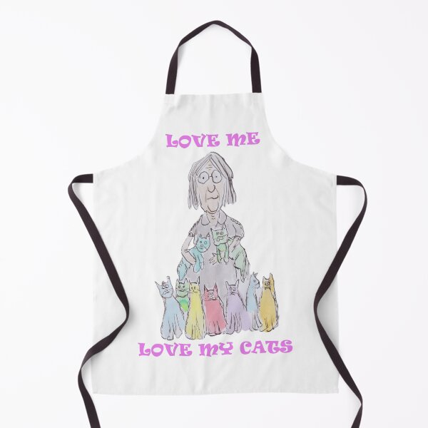 Item preview, Cat lady, love me, love my cats designed and sold by Inky Fingers Illustrations.