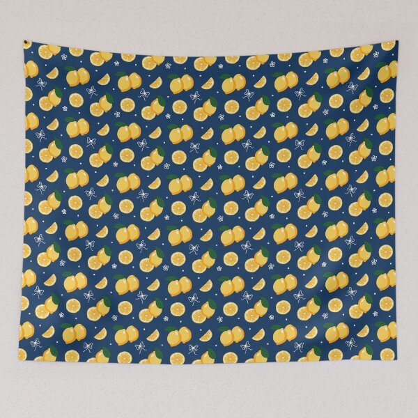 Item preview, Cute Seamless Lemon Citrus Fruit Pattern Background designed and sold by Onulodesign.