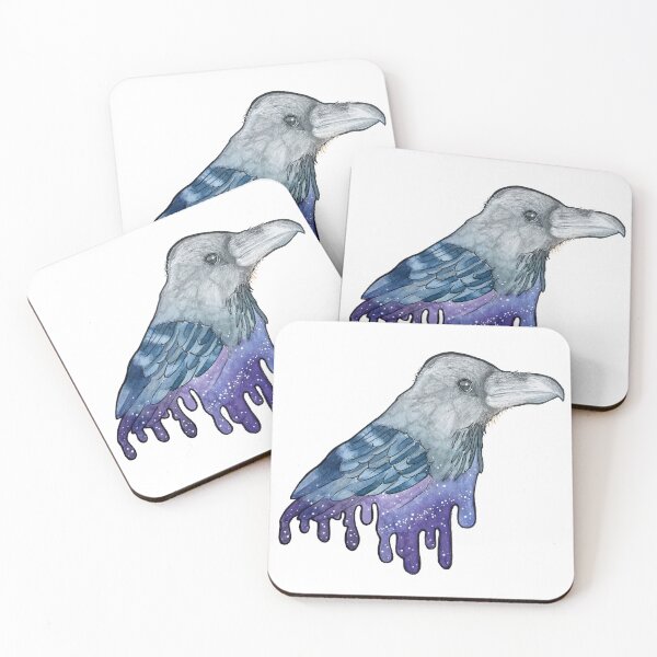 Item preview, Space Raven designed and sold by ThreeRavenArt.