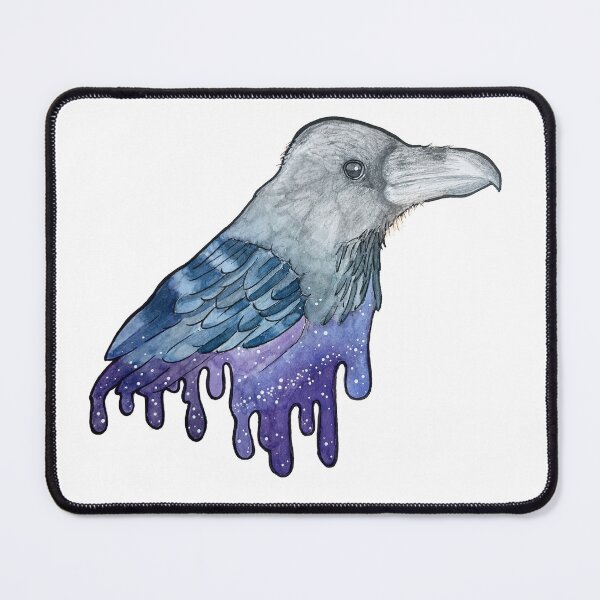 Item preview, Space Raven designed and sold by ThreeRavenArt.
