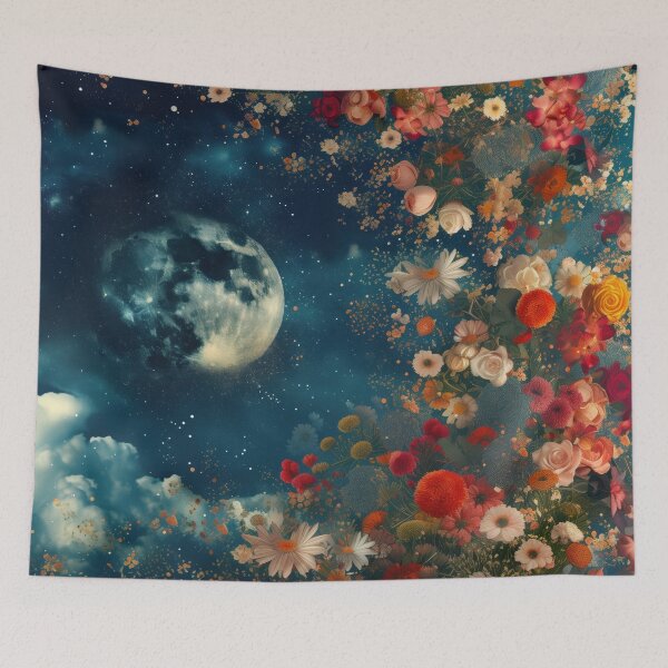 Item preview, Flower Explosion in the Moonlight designed and sold by Soft Oddity.