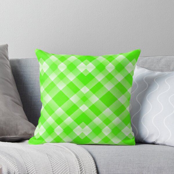 Item preview, Lime Green Plaid Pattern designed and sold by TedraOrtega.