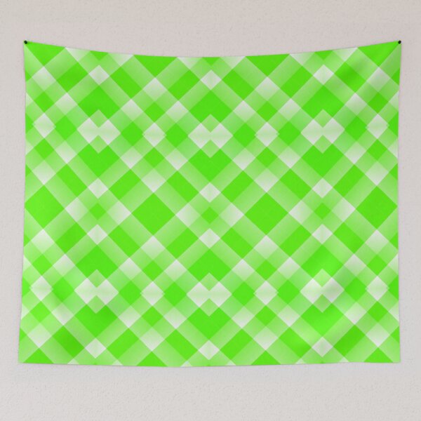 Item preview, Lime Green Plaid Pattern designed and sold by TedraOrtega.