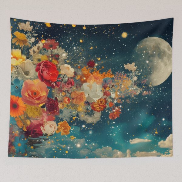 Item preview, Flower Explosion in the Moonlight designed and sold by Soft Oddity.