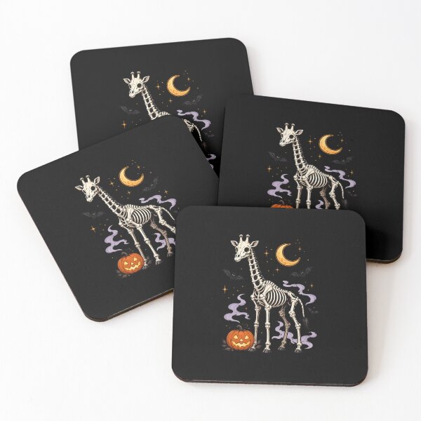 Item preview, Halloween Giraffe Skeleton Spooky Animal Art designed and sold by EuropeanPrints.