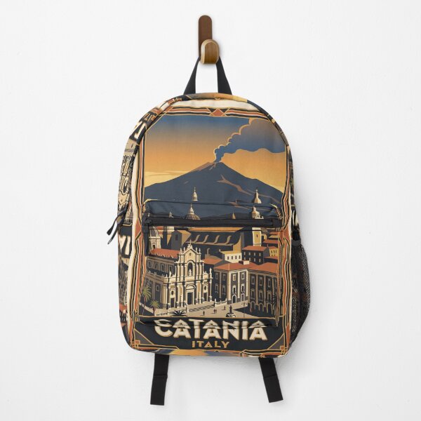 Item preview, Catania Italy Vintage Travel Poster designed and sold by Bomax121.
