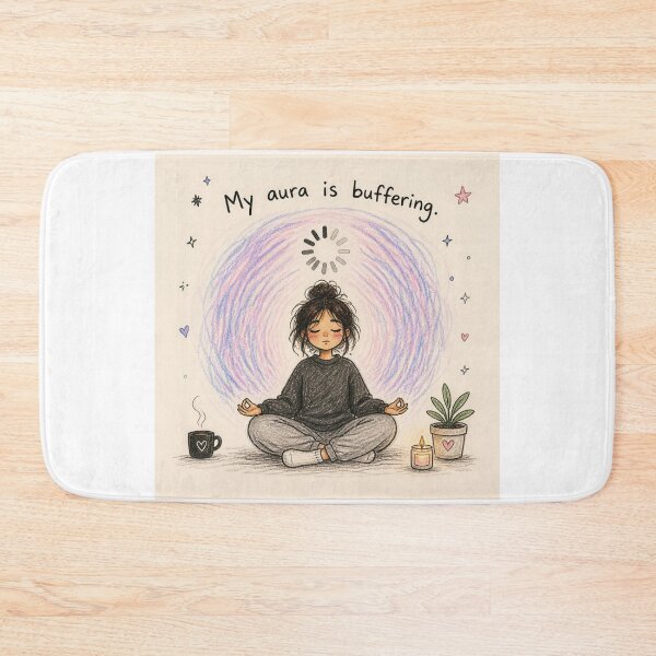 Item preview, My aura is buffering designed and sold by CinemaChronik.
