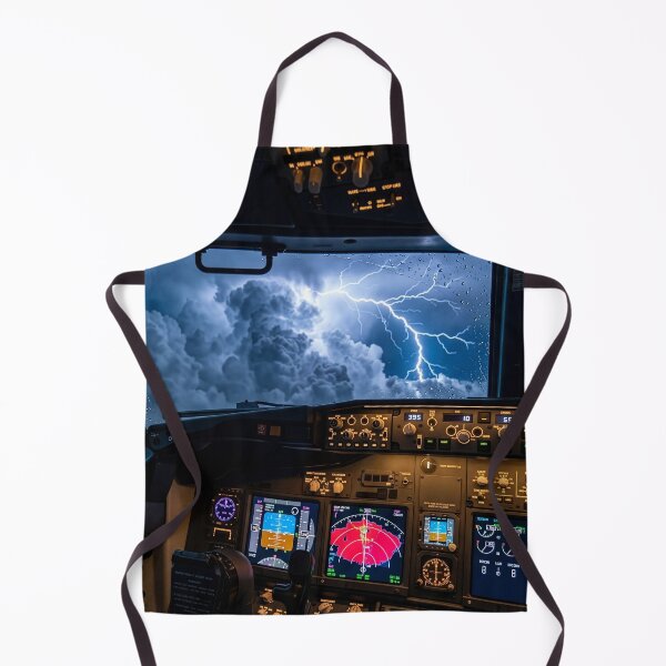 Item preview, Cockpit View Thunderstorm Flight designed and sold by Design-Illusi0n.