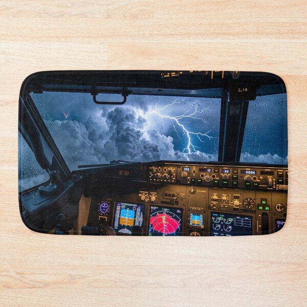Item preview, Cockpit View Thunderstorm Flight designed and sold by Design-Illusi0n.