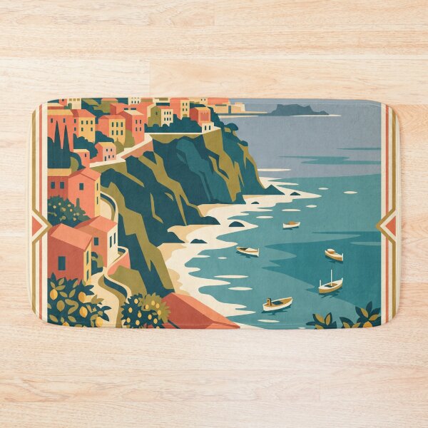 Item preview, Sorrento Italy Vintage Travel Poster designed and sold by Bomax121.