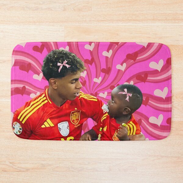 Item preview, Cute Lamine Yamal with Little Brother Keyne designed and sold by SuchWowDesign.