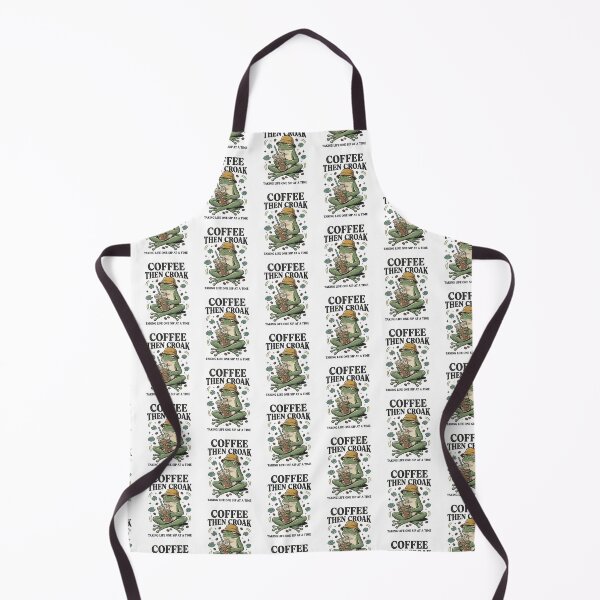 Item preview, Coffee Then Croak Frog designed and sold by Roy & Tiffany.