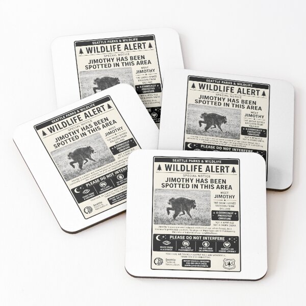 Item preview, Jimothy Raccoon Wildlife Alert designed and sold by dat-graffiti.