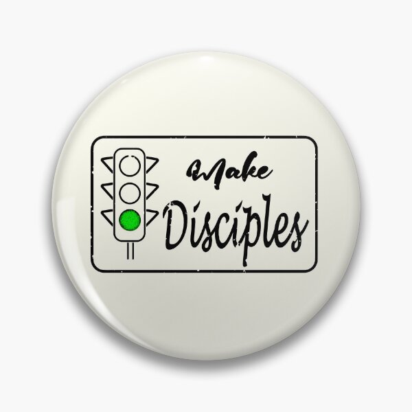 Item preview, Go And Make Disciples -  Matthew 28:19 inspired Traffic light design | Great Commission Christian Minimal Typography | Black designed and sold by ZechJohnRB.