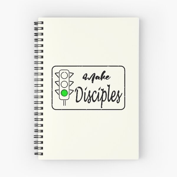 Item preview, Go And Make Disciples -  Matthew 28:19 inspired Traffic light design | Great Commission Christian Minimal Typography | Black designed and sold by ZechJohnRB.