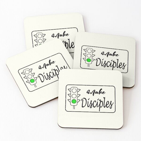 Item preview, Go And Make Disciples -  Matthew 28:19 inspired Traffic light design | Great Commission Christian Minimal Typography | Black designed and sold by ZechJohnRB.