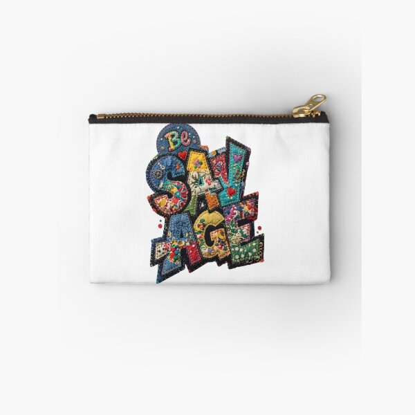 Item preview,  Mixed Media Patchwork "Be Savage" designed and sold by TOM JACK.