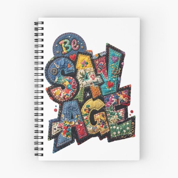 Item preview,  Mixed Media Patchwork "Be Savage" designed and sold by TOM JACK.