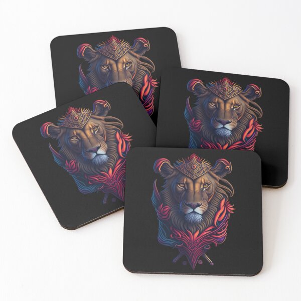 Item preview, Regal Lion King Crown — Majestic Royal Mane Artwork with Ornate Crown Illustration designed and sold by GFamilyC.