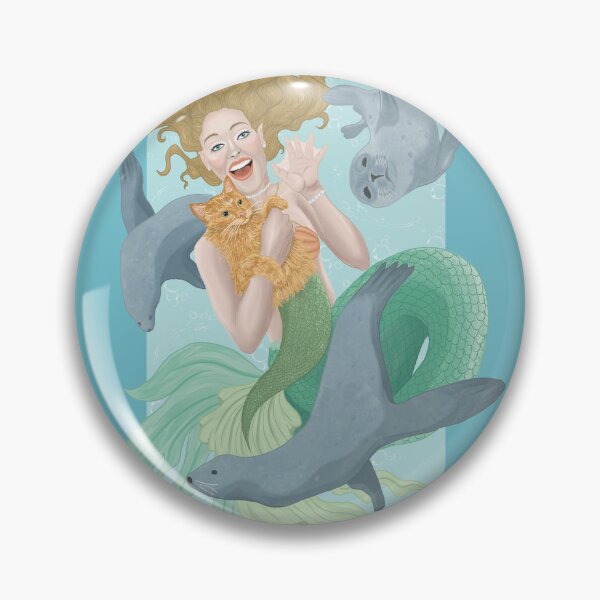 Item preview, Hello! mercat mermaid seals - Mermay  designed and sold by SorceressApprentice.
