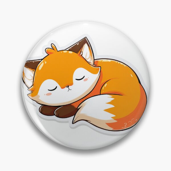 Item preview, Sleeping Fox Cute Kawaii Cozy designed and sold by StickerMan17.