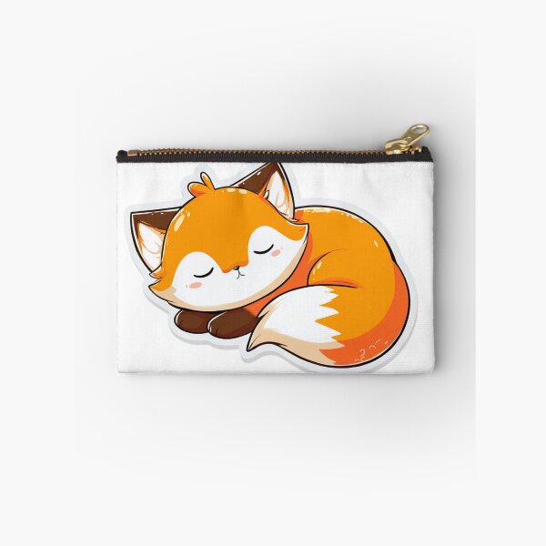 Item preview, Sleeping Fox Cute Kawaii Cozy designed and sold by StickerMan17.