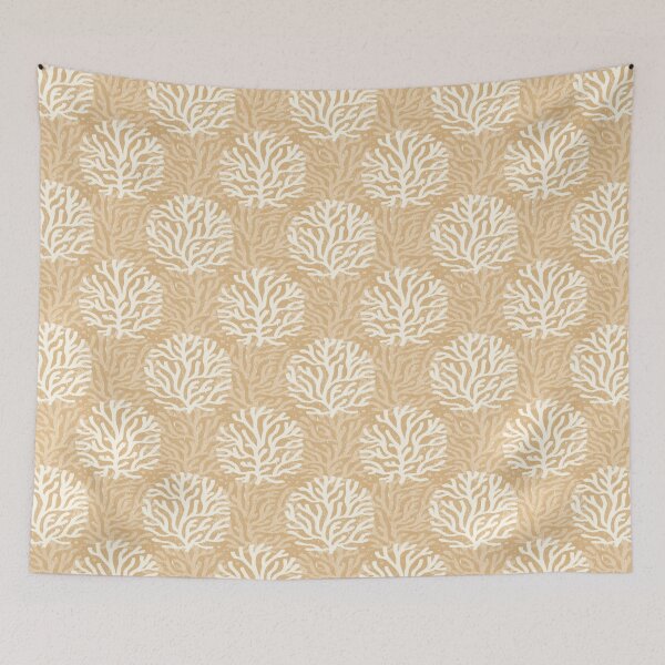 Item preview, Painterly Boho Coral Print - e1bd8b designed and sold by knitetgantt.