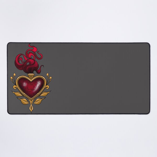 Item preview, Sacred burning heart with rose designed and sold by Charmedstuff.